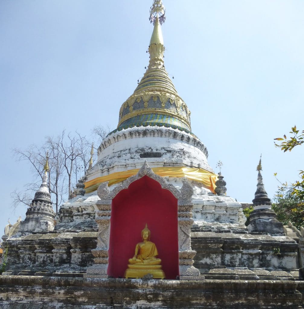 One of the Buddah statues at Wat Bupharam