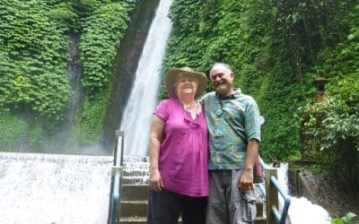 Waterfall in Munduk, Bali