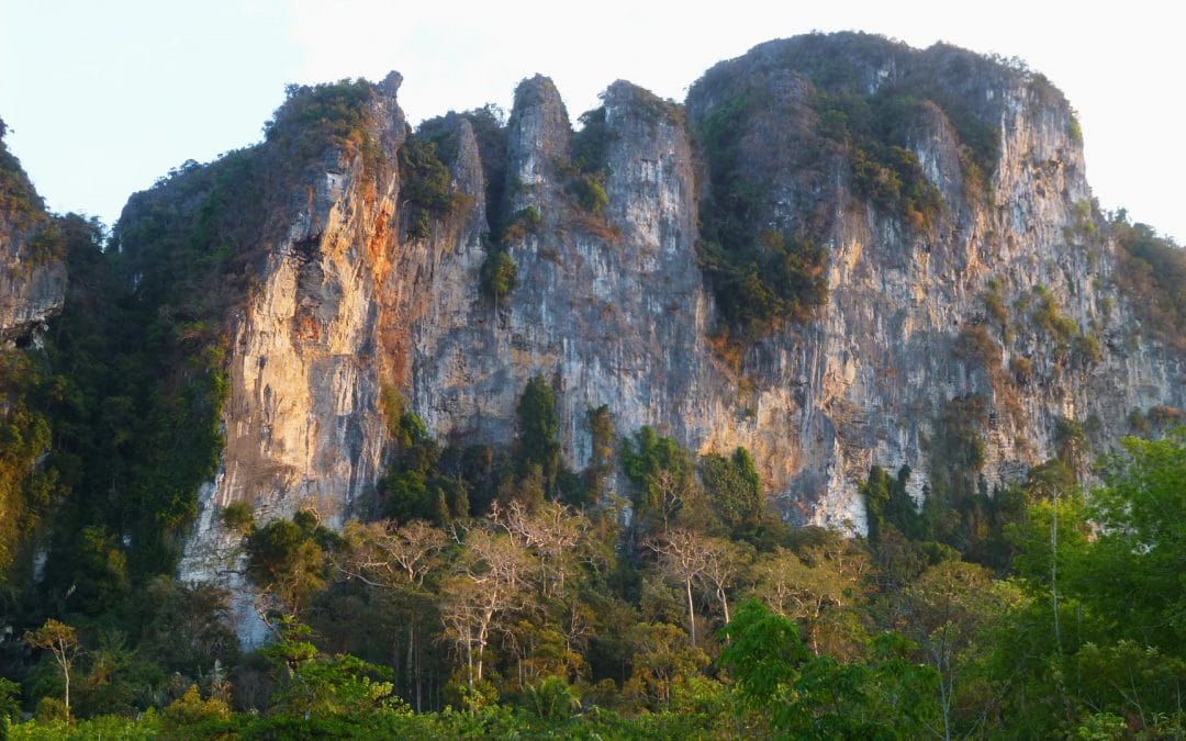 Limestone Cliffs Above Ao Nang, Thailand