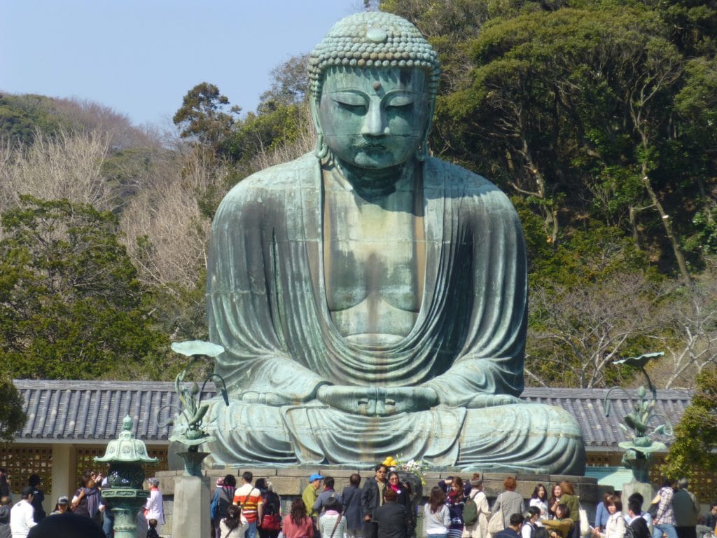 Bronze Buddha at Kamakura Daibutsu