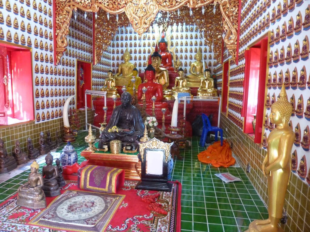 Buddahs at Wat Oopakoot, Chiang Mai, Thailand