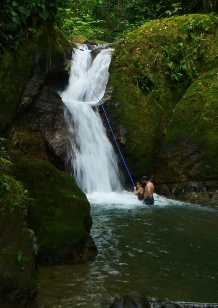 Secret Waterfall in Costa Rica