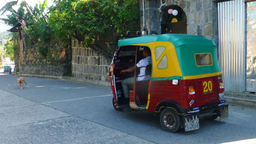 Wild Tuk-tuk ride in San Pedro la Laguna, Lake Atitlan, Guatemala